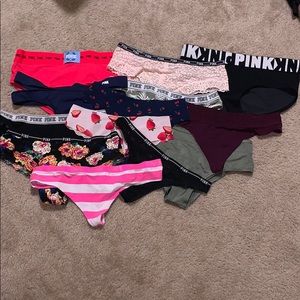 Bundle of 13 vs pink underwear